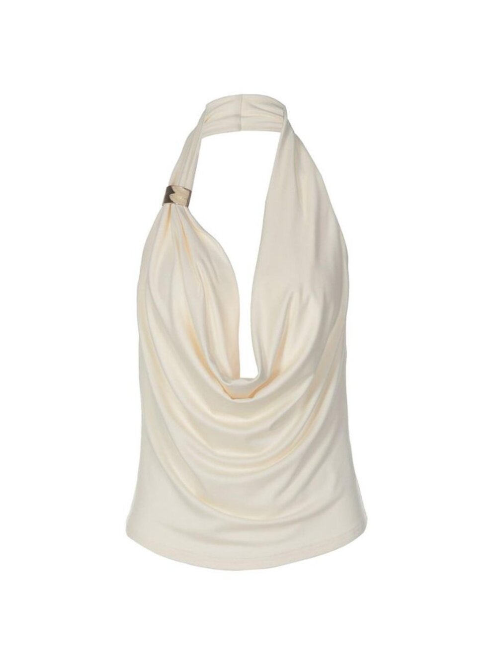 Halter Neck Ruched Tank - Picture 3 of 12